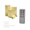 Hastings Home LED Flameless Candles & Remote Set